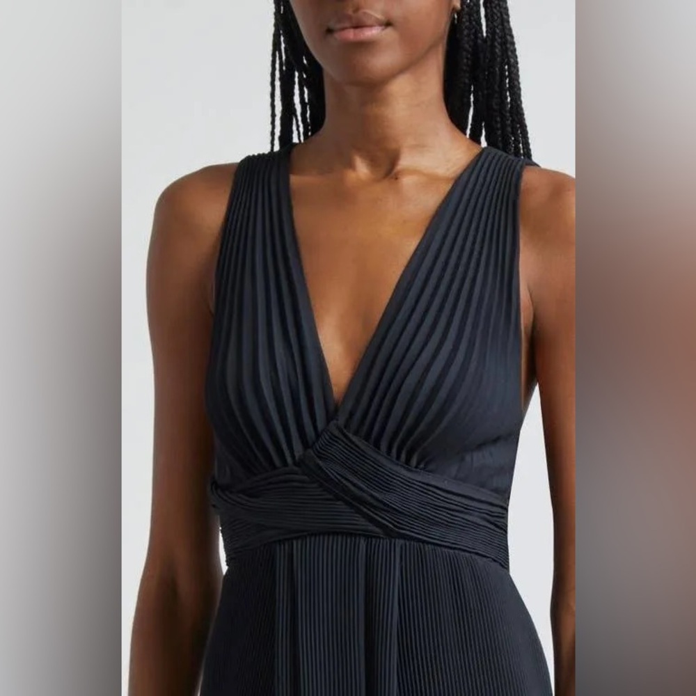 A.L.C. Everly Pleated Gown. Sz: 6 - Picture 4 of 7